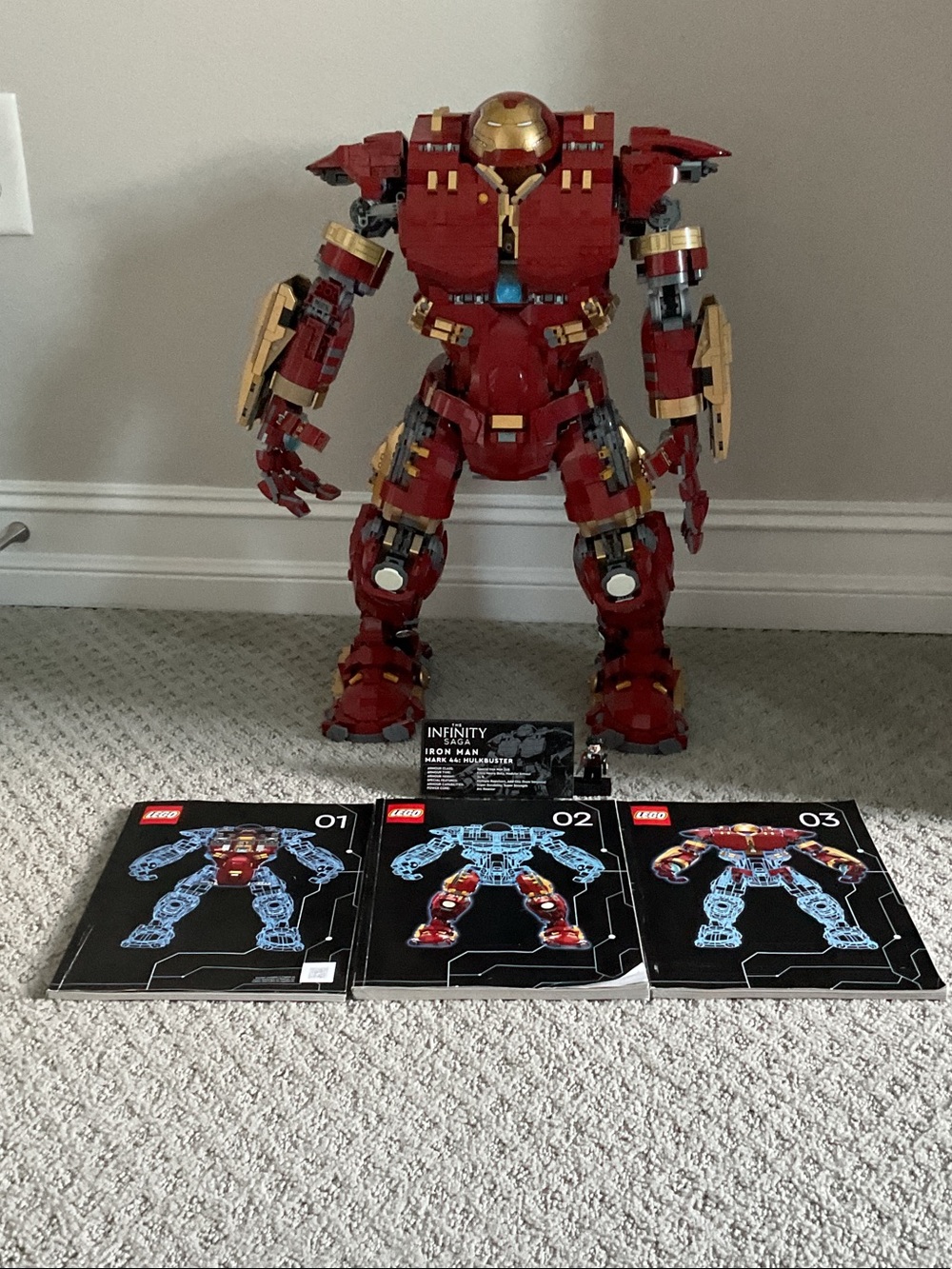 LEGO Iron Man Hulkbuster Buildable Figure - Red and Gold